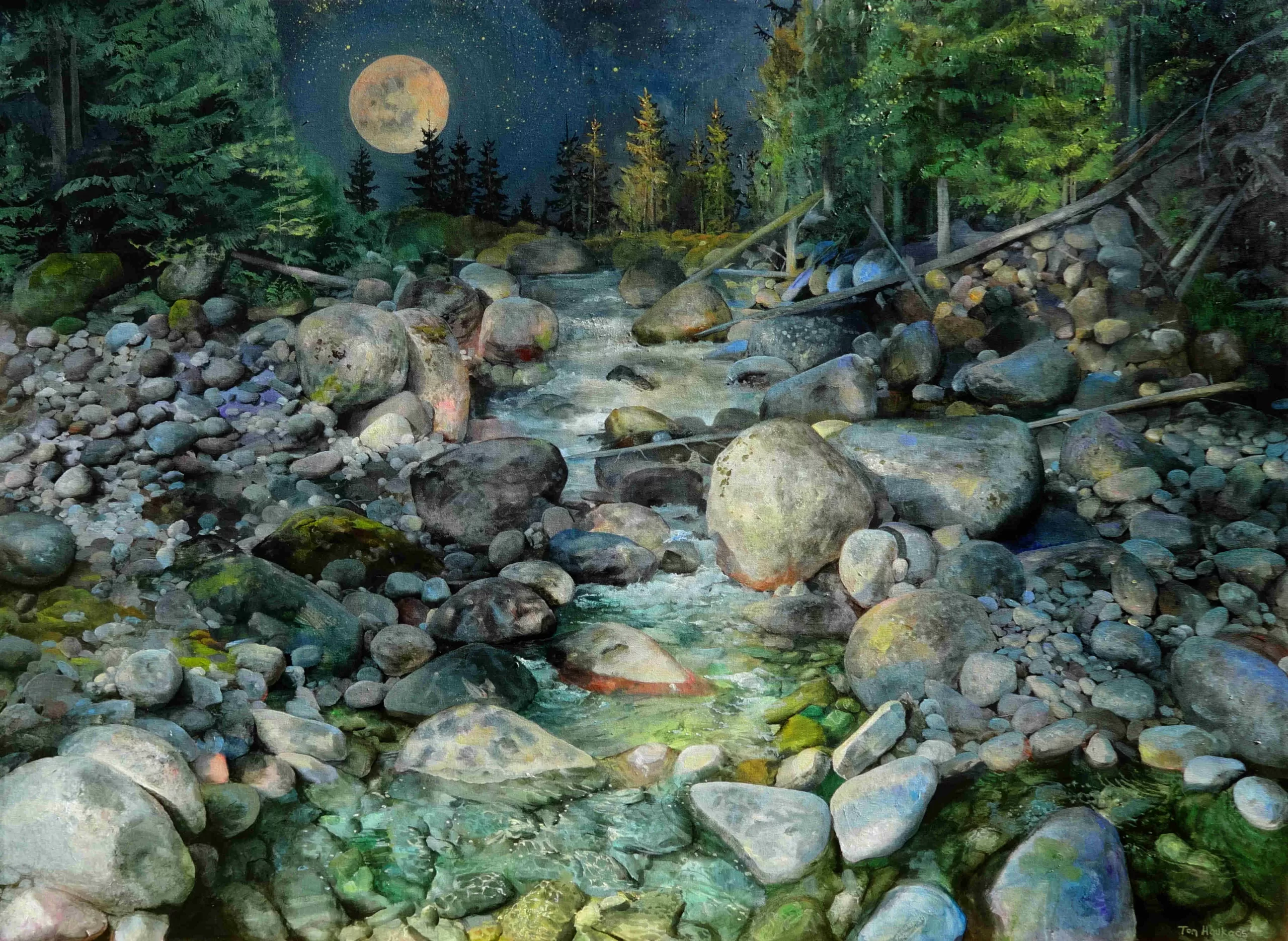 Composition #34 – 48″x36″ (122 x 91cm)