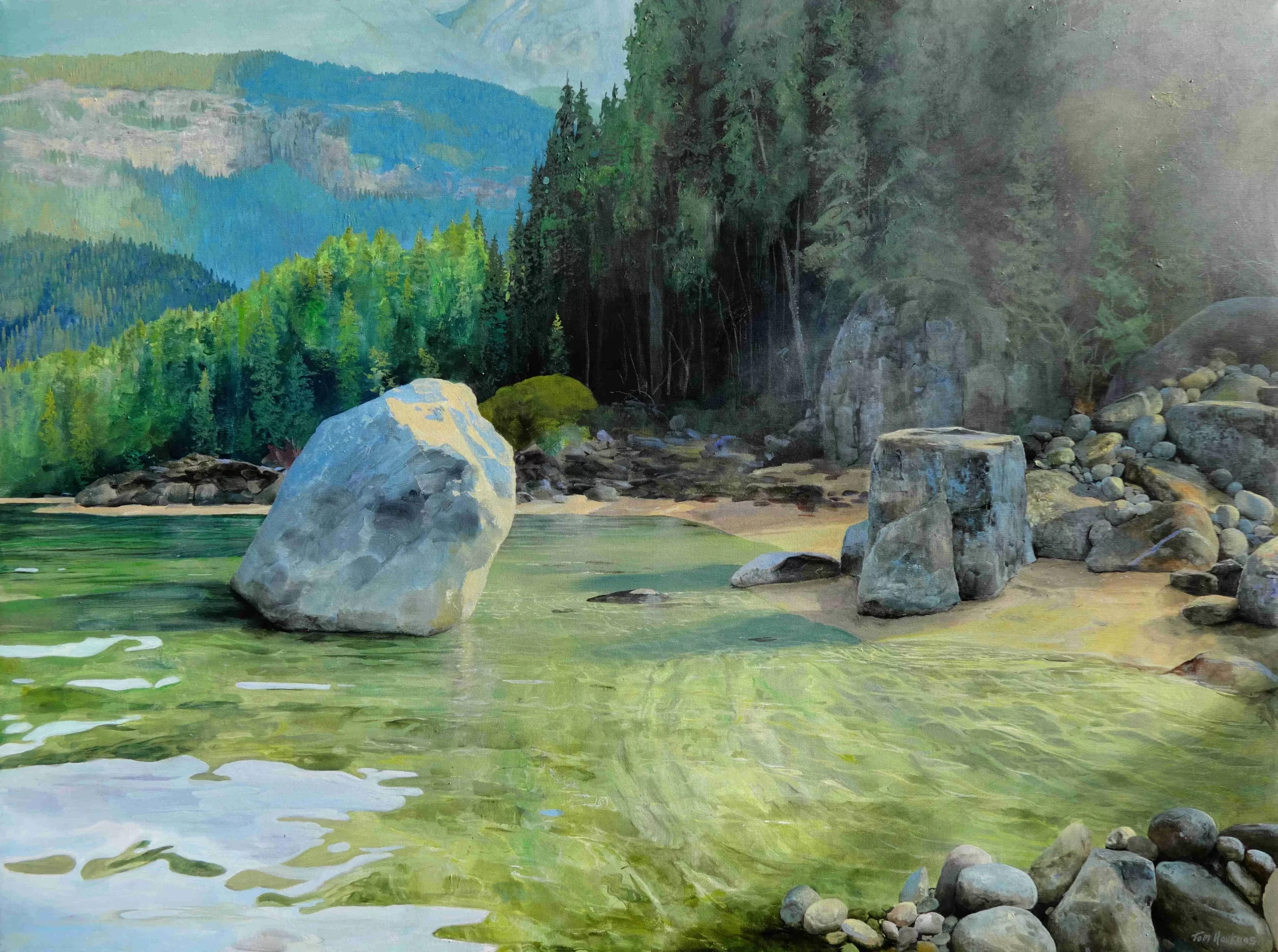 Kootenay Lake #36 - 48"x36" (122 x 91cm)