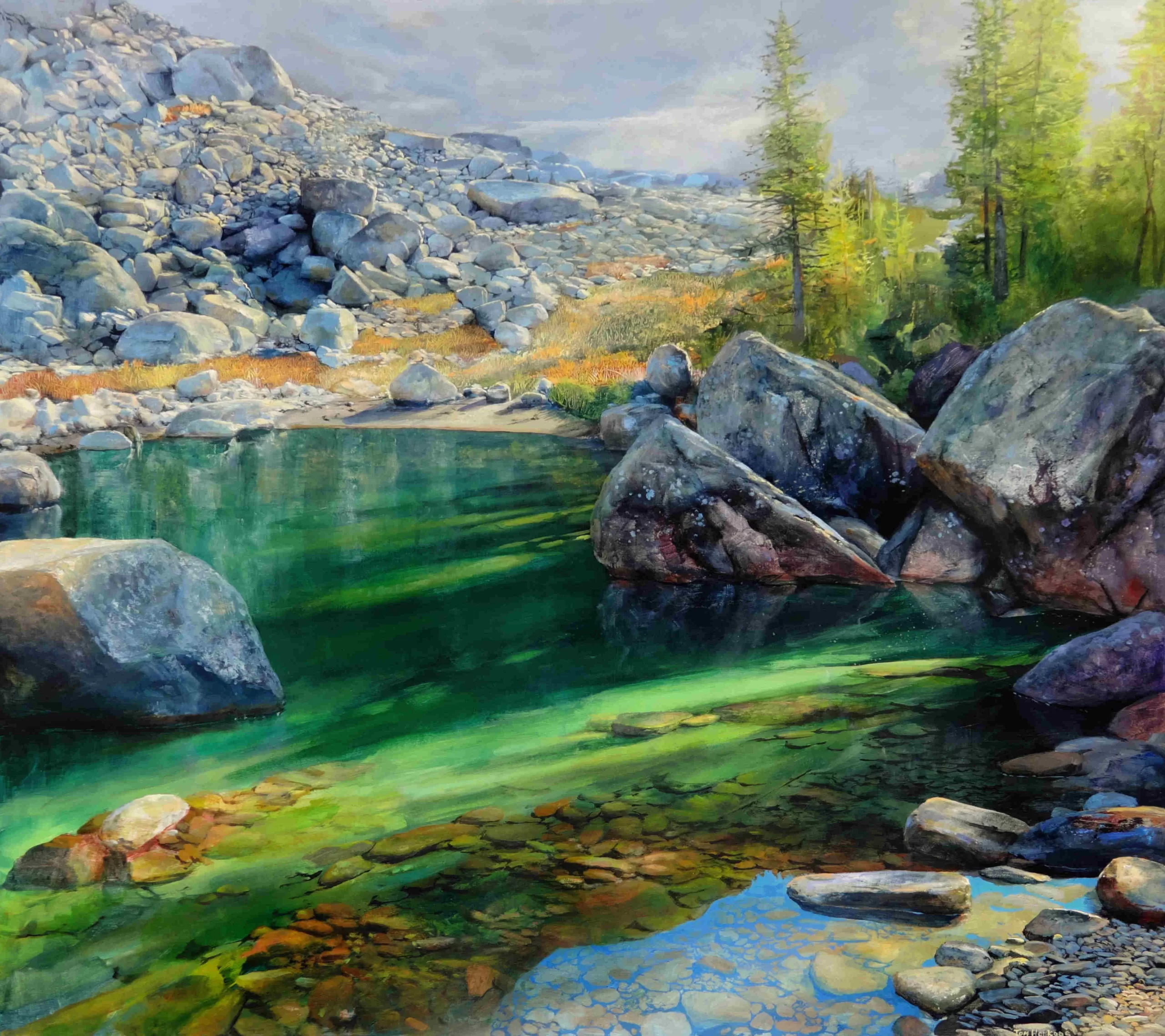 Sedges - 36" x 36" (91 x 91cm)