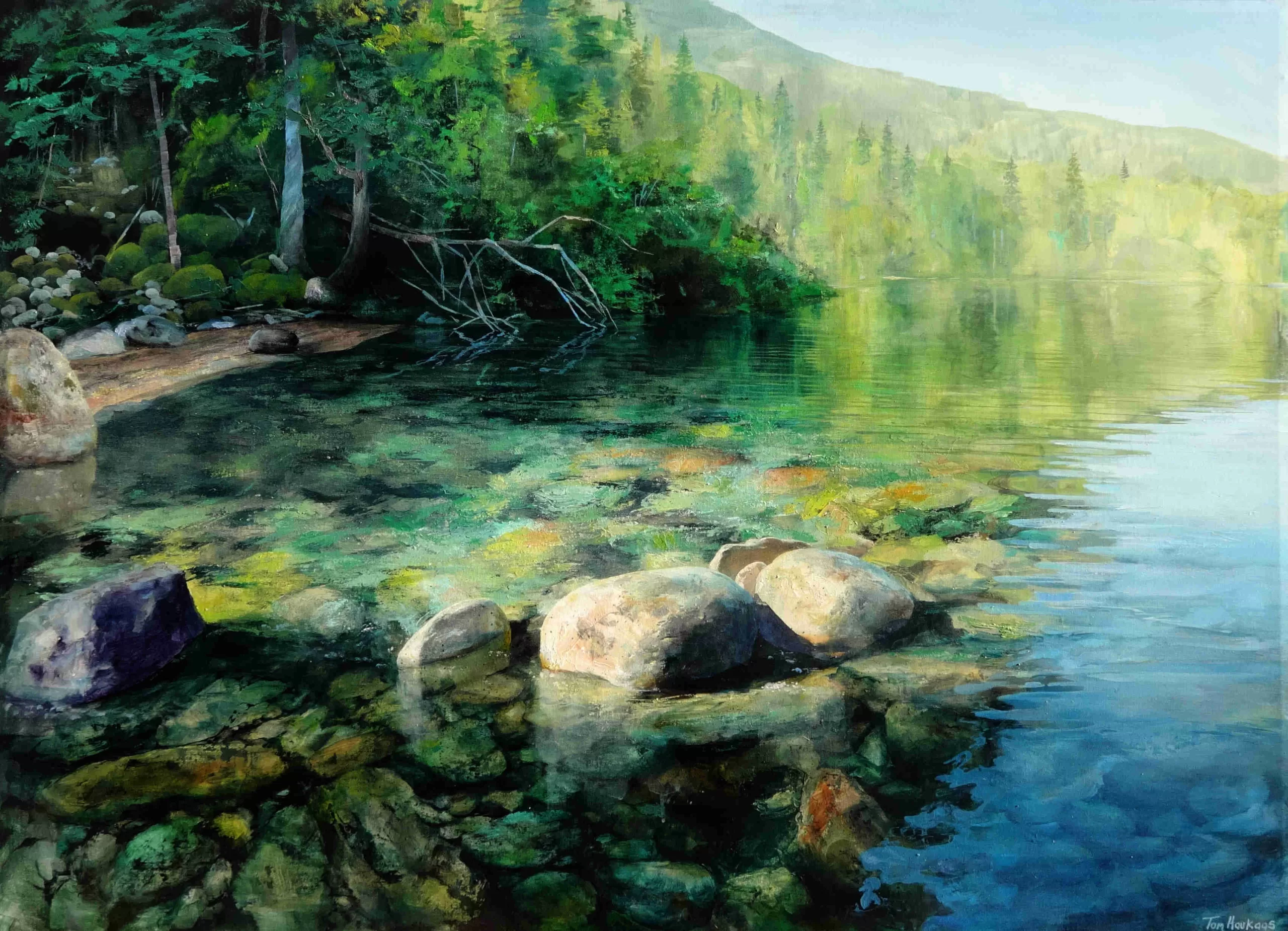 Kootenay Lake #37 - 48" x 36" (122 x 91cm)