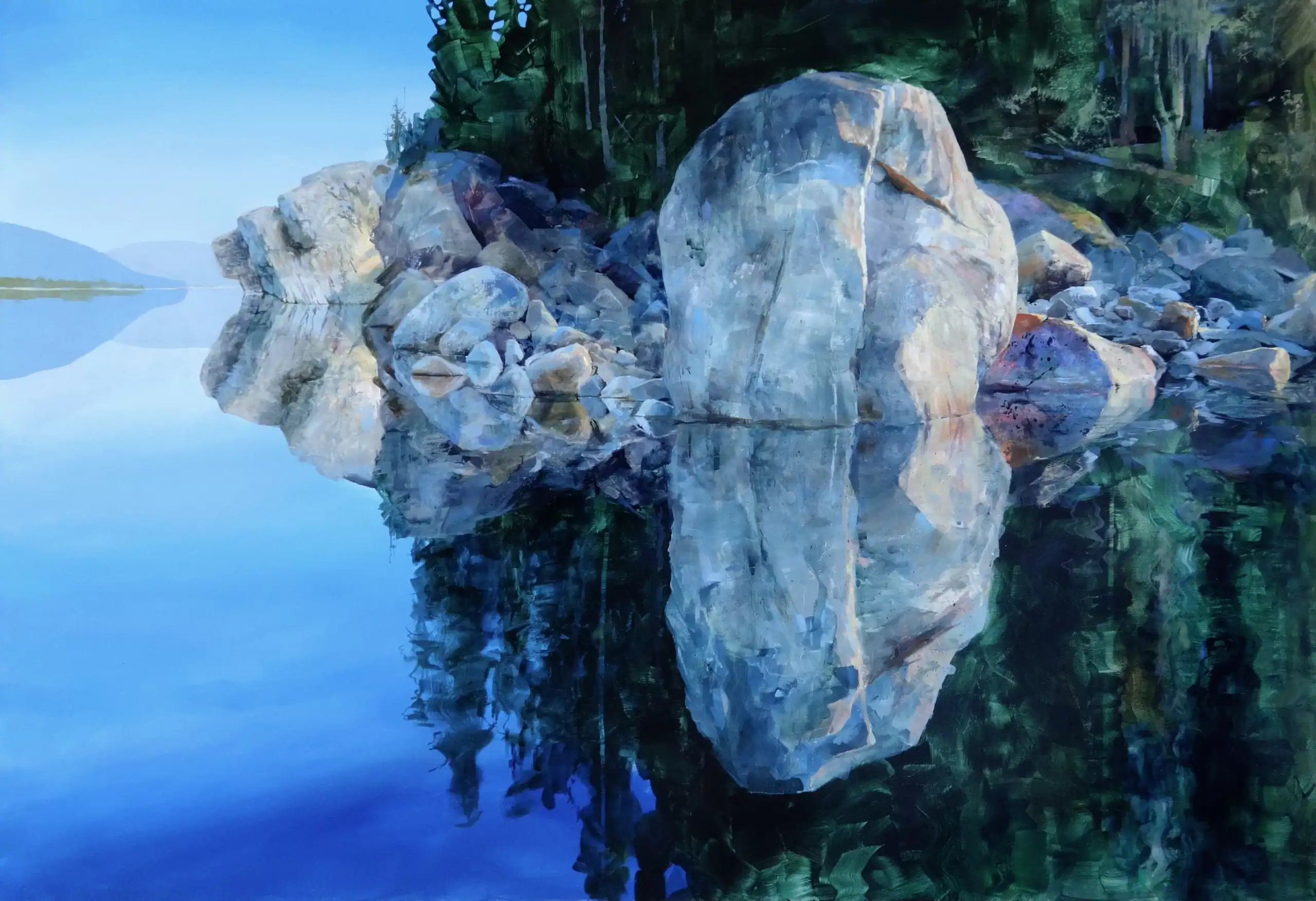 Kootenay Lake #39 – 48″x32″ (122 x 81cm)