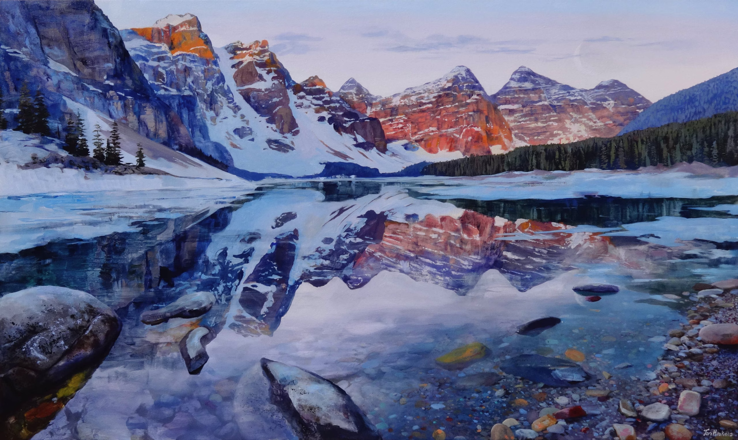 Ten Peaks Amethyst - 60"x36"
